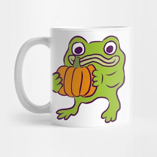 Frog With a Gift Mug